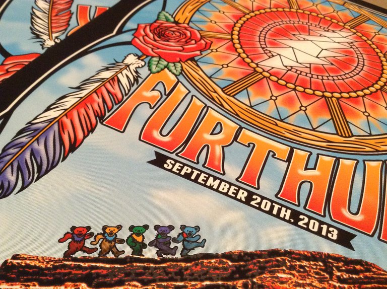 Furthur Red Rocks 9/20/2013 poster - Image 2