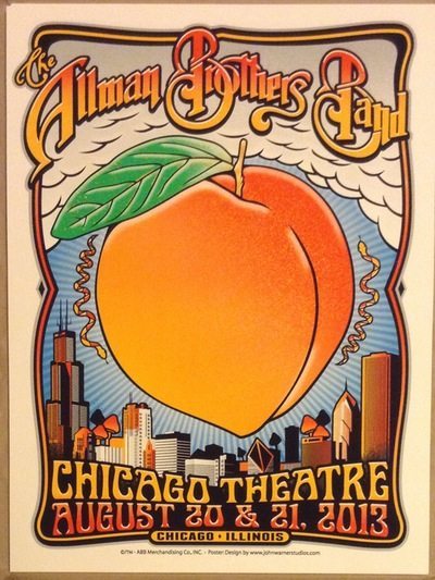 The Allman Brothers Band - Chicago 2013 poster