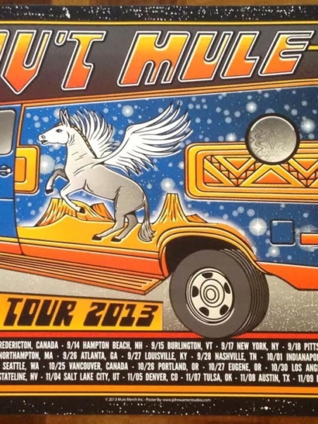 Govt Mule 2013 Fall Tour poster