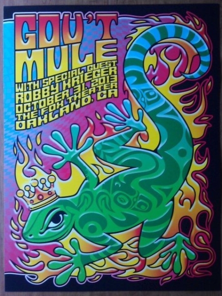 Gov't Mule - LA Halloween 10/31/2013 Poster
