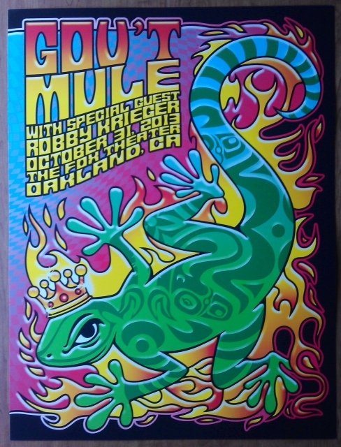 Gov't Mule - LA Halloween 10/31/2013 Poster