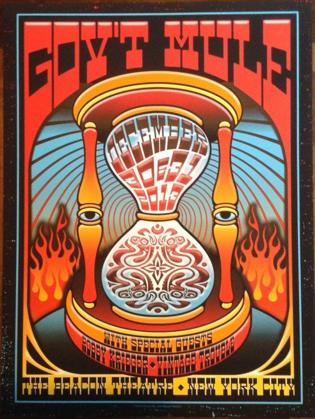 Gov't Mule - NYE 2013 NYC Poster