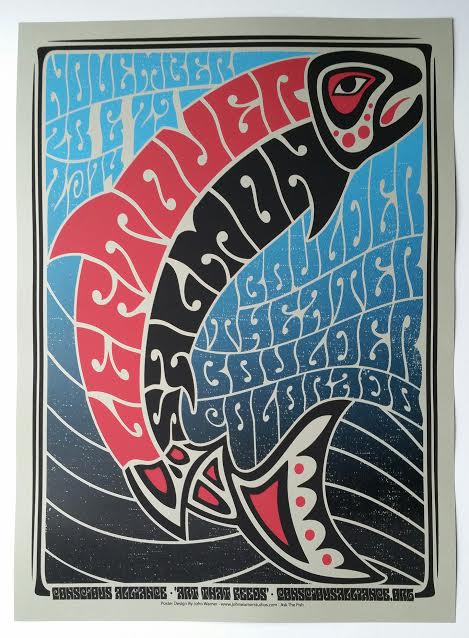 Leftover Salmon 2014 Boulder Theater Conscious Alliance poster
