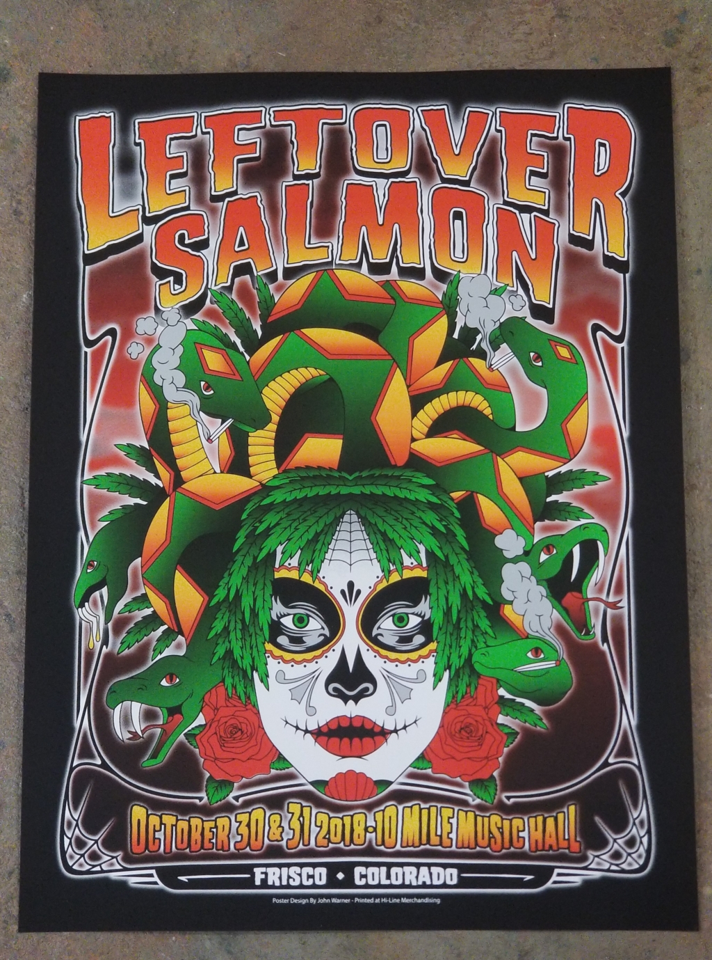 Leftover Salmon Halloween 2018 Poster