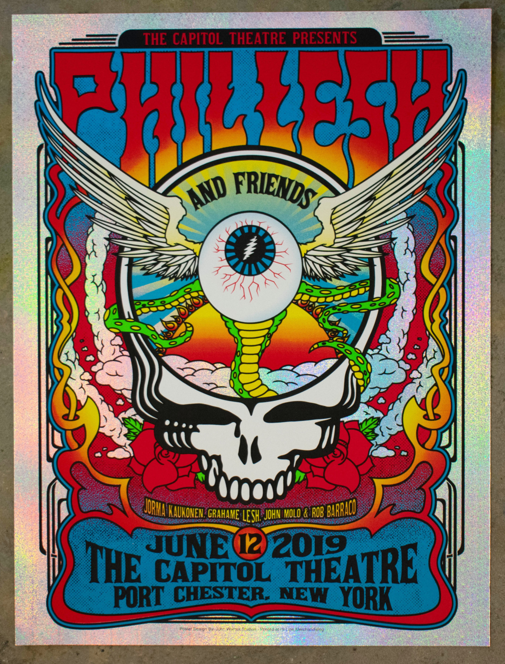 FOIL Phil Lesh Capitol Theatre June 2019 Poster