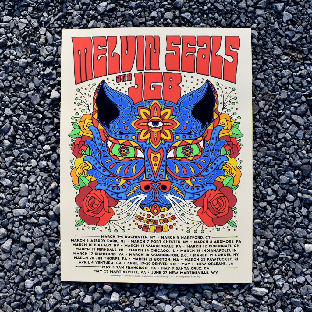 Melvin Seals Spring Tour 2020 Poster